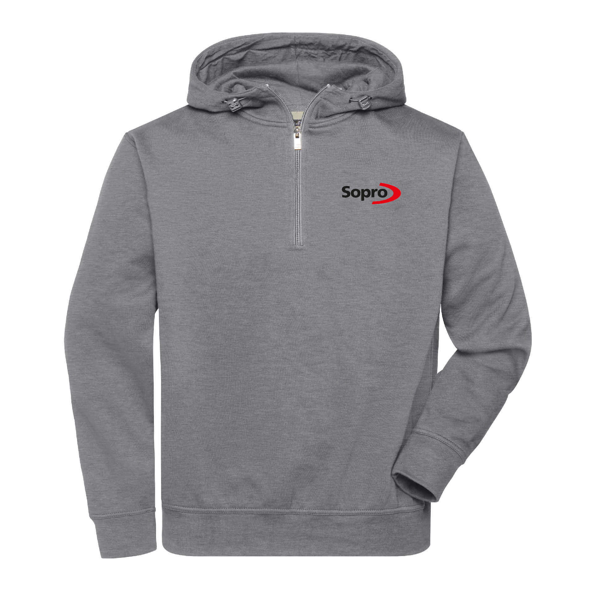 James & Nicholson  1/2 Zip Hoodie | Unisex