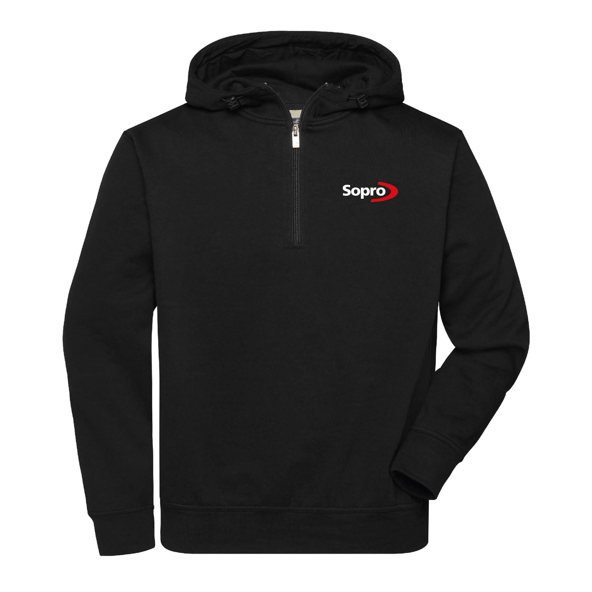 James & Nicholson  1/2 Zip Hoodie | Unisex