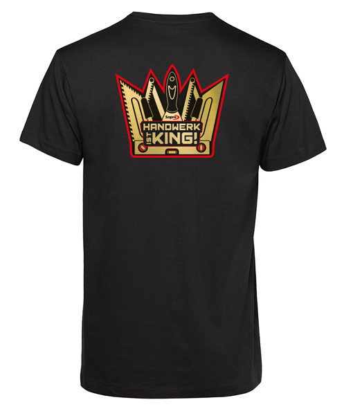 B&C T-Shirt | Motiv: Handwerk ist King | Herren