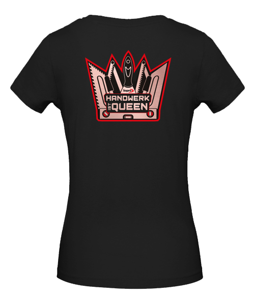 B&C T-Shirt | Motiv "Handwerk ist Queen" | Damen