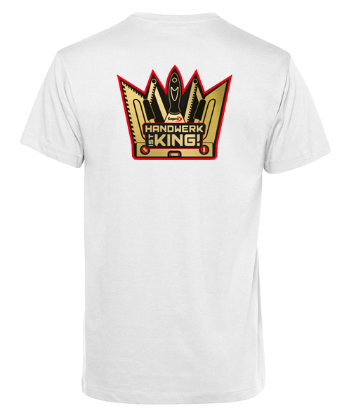 B&C T-Shirt | Motiv: Handwerk ist King | Herren